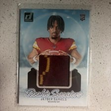 2024 Donruss Rookie Holiday Sweater Jayden Daniels #RHS-JDA card