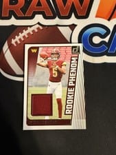 2024 Donruss Rookie Phenom Jerseys Jayden Daniels #RPJ-JDA card