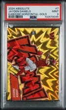 2024 Panini Absolute Kaboom Horizontal Jayden Daniels #7 card