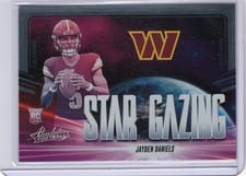2024 Panini Absolute Star Gazing Jayden Daniels #SG-JDS card