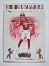 2024 Panini Contenders Rookie Stallions Jayden Daniels #3 card