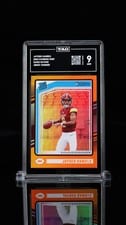 2024 Panini Donruss Jayden Daniels Jersey Number #389 card