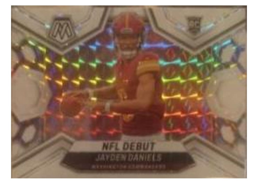 2024 Panini Mosaic Jayden Daniels #272 card