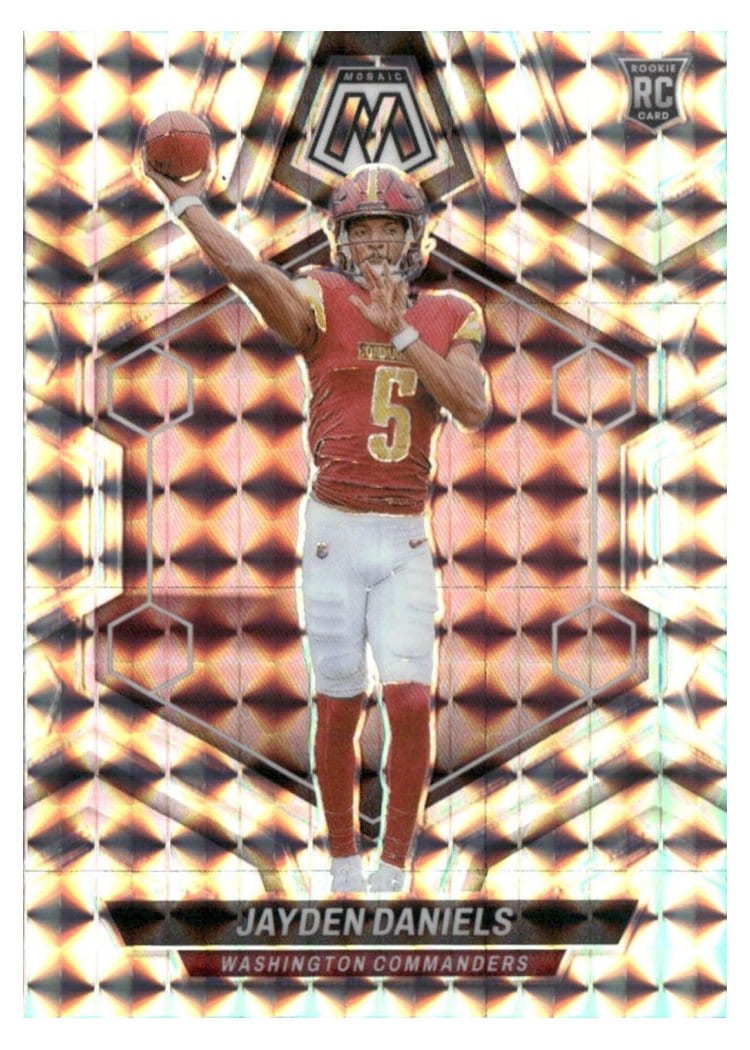 2024 Panini Mosaic Jayden Daniels #302 card