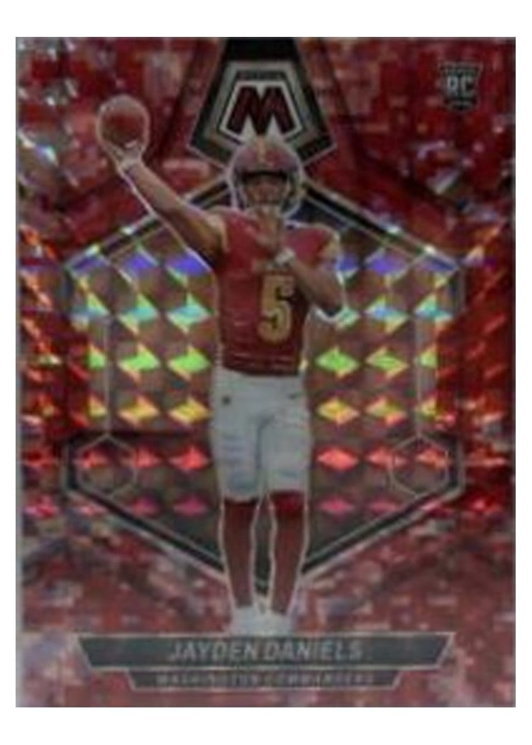 2024 Panini Mosaic Jayden Daniels #302 card
