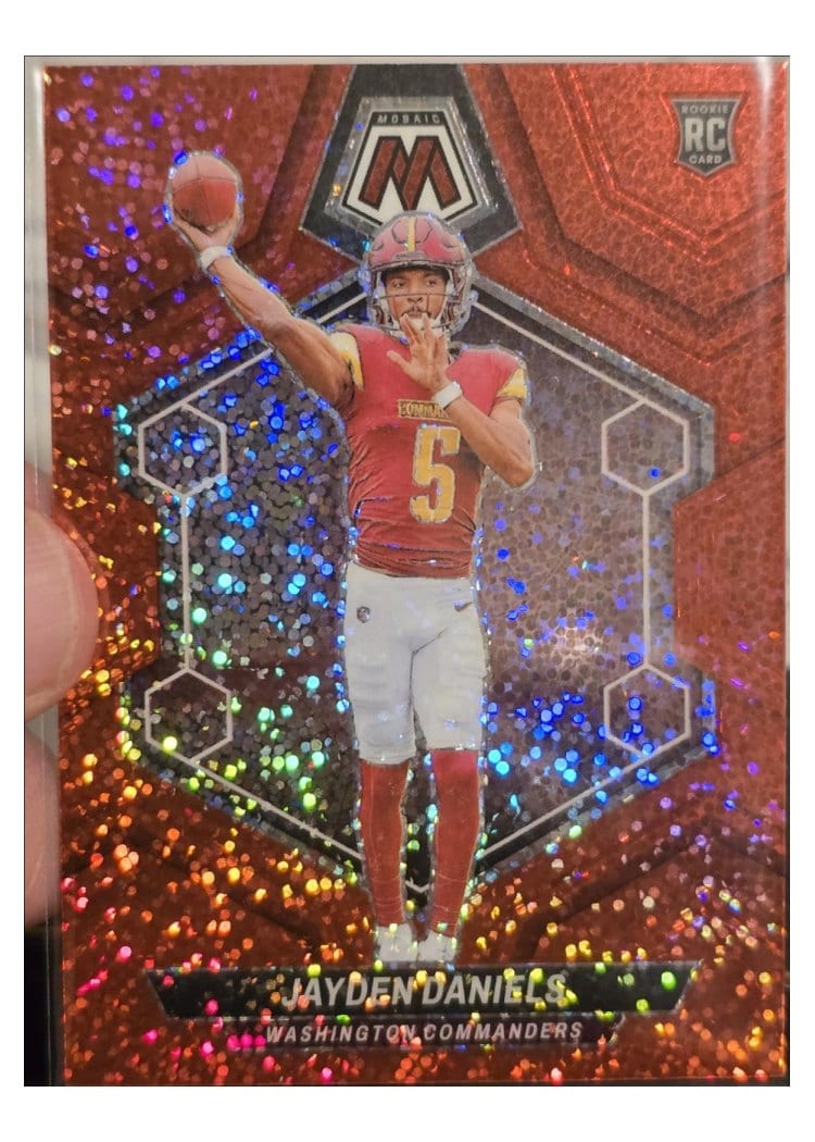 2024 Panini Mosaic Jayden Daniels #302 card