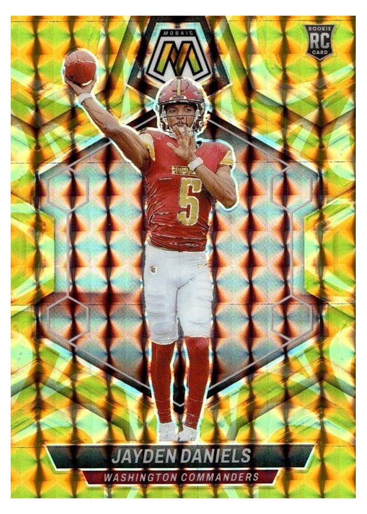 2024 Panini Mosaic Jayden Daniels #302 card