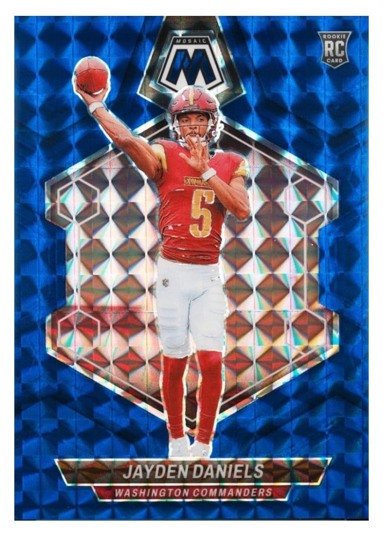 2024 Panini Mosaic Jayden Daniels #302 card