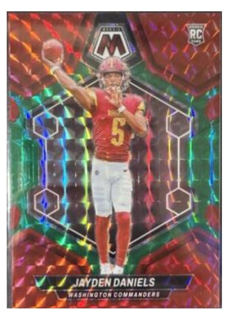 2024 Panini Mosaic Jayden Daniels #302 card