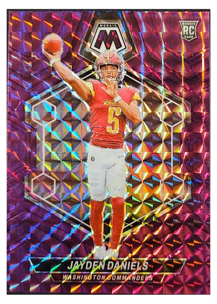 2024 Panini Mosaic Jayden Daniels #302 card