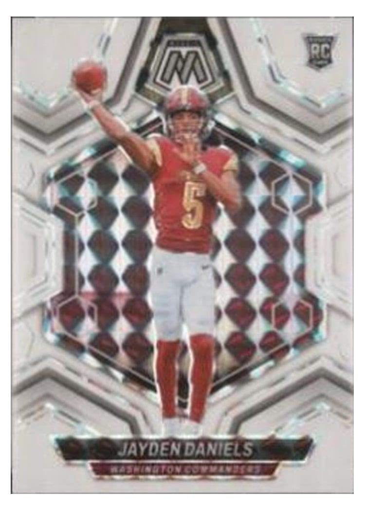 2024 Panini Mosaic Jayden Daniels #302 card