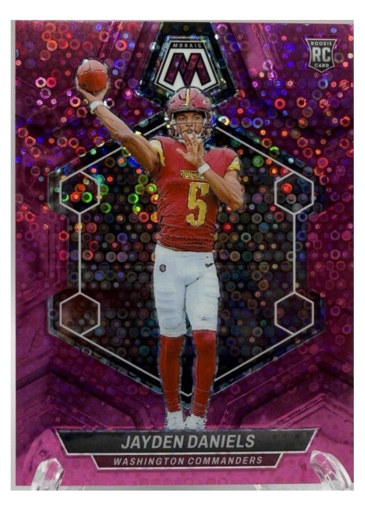 2024 Panini Mosaic Jayden Daniels #302 card