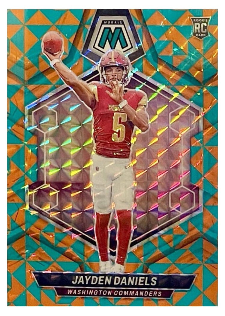 2024 Panini Mosaic Jayden Daniels #302 card