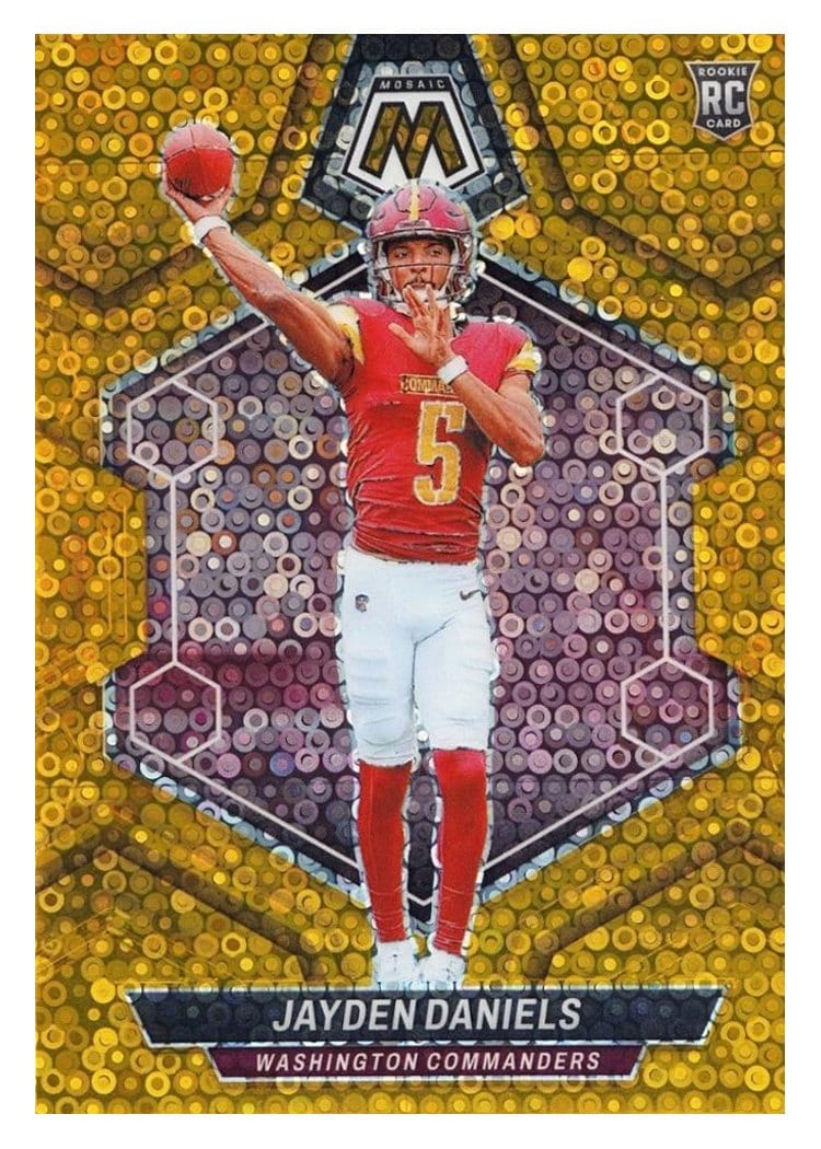 2024 Panini Mosaic Jayden Daniels #302 card