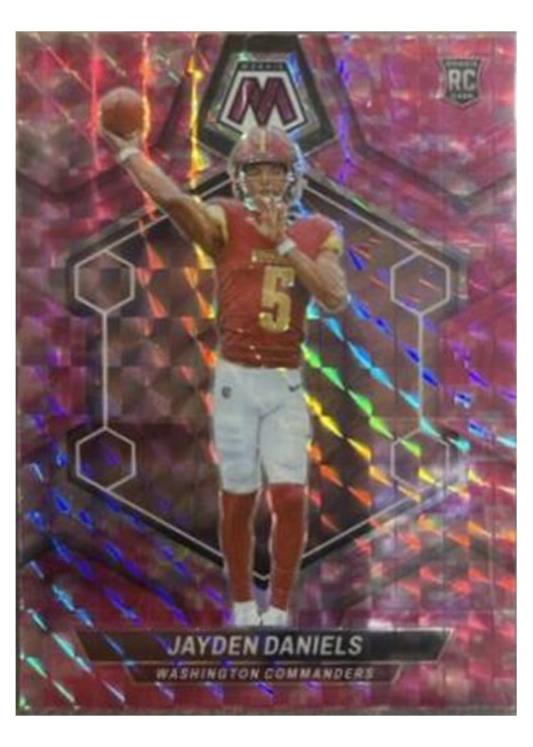 2024 Panini Mosaic Jayden Daniels #302 card
