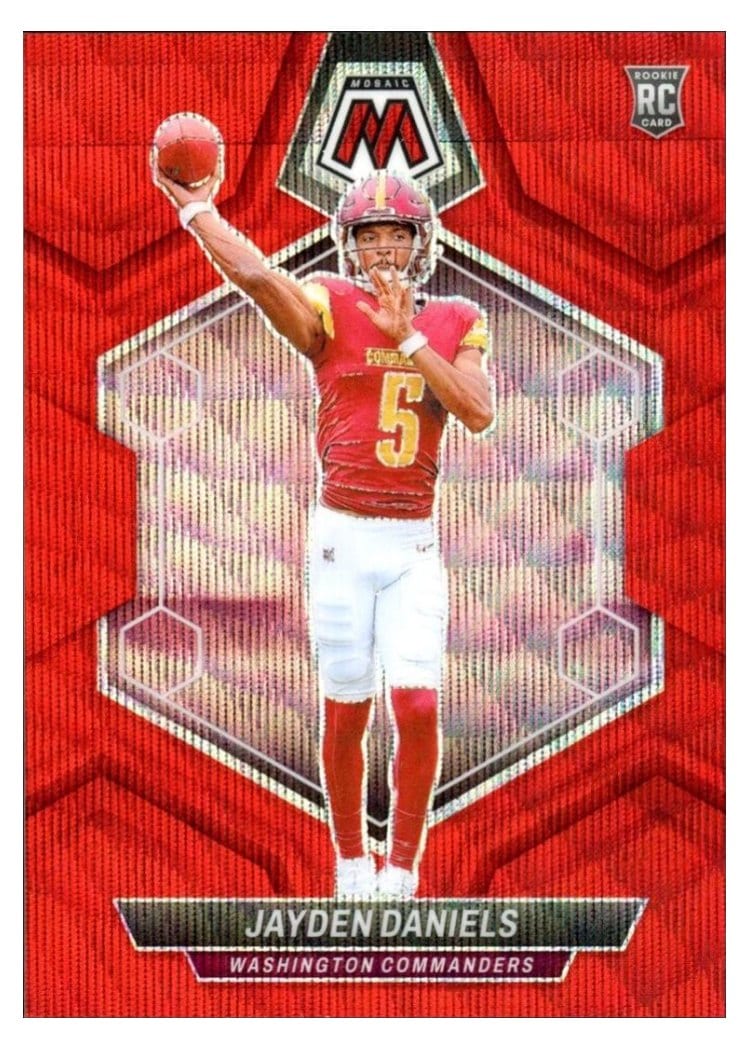 2024 Panini Mosaic Jayden Daniels #302 card