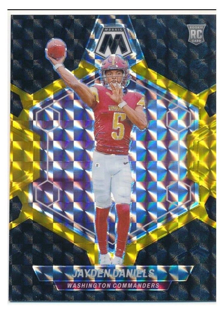 2024 Panini Mosaic Jayden Daniels #302 card