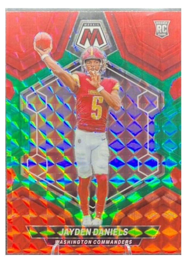 2024 Panini Mosaic Jayden Daniels #302 card
