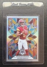 2024 Panini Mosaic Stained Glass Jayden Daniels #SG-17 card