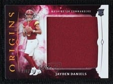 Jayden Daniels 2024 Panini Origins Rookie Jumbo Jerseys card