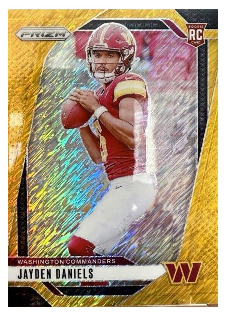 2024 Panini Prizm Jayden Daniels #347 card