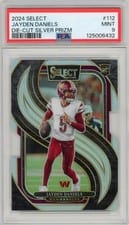 2024 Panini Select Jayden Daniels #112 card