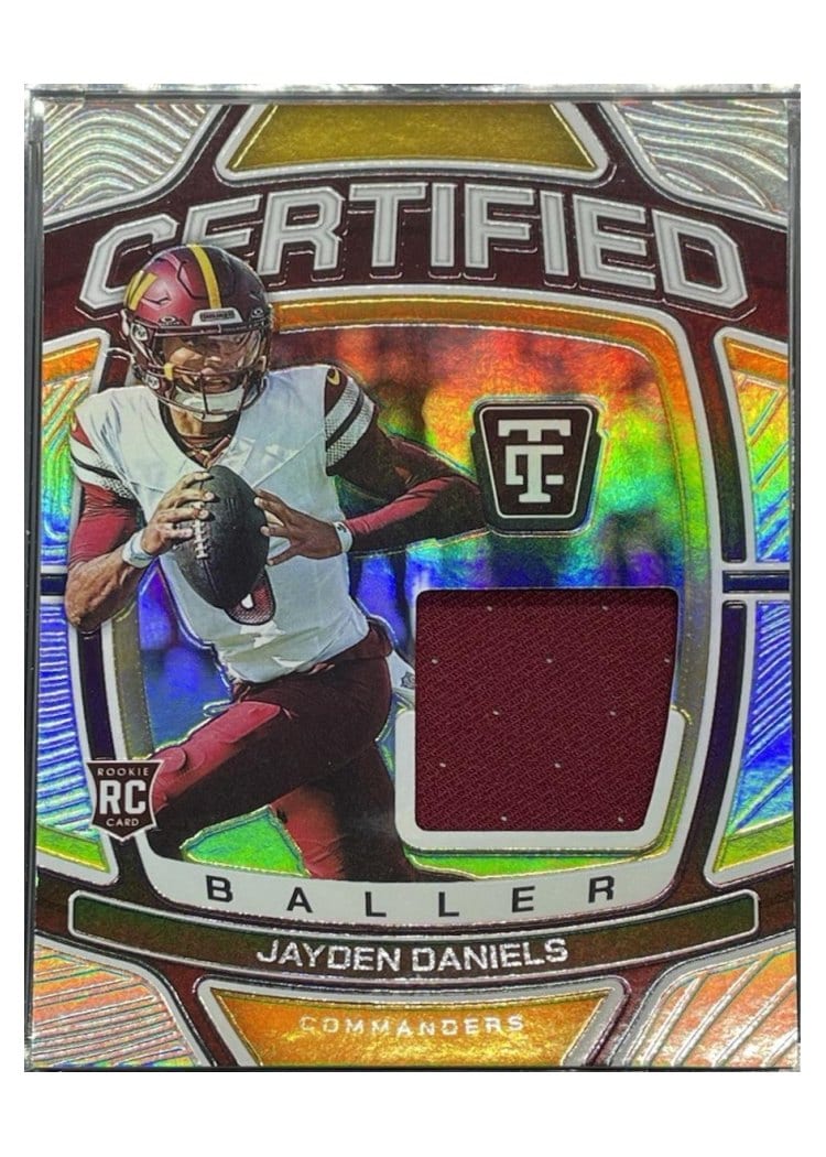 2024 Panini Totally Certified Certified Baller Jayden Daniels #6 card