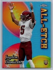 2024 Topps Chrome Chrome All-Etch Jayden Daniels #CAE-JD card