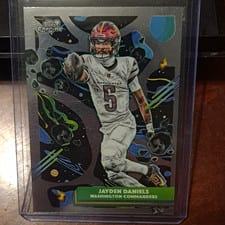 2024 Topps Chrome Cosmic Star Command Jayden Daniels #SC-25 card