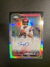 2024 Topps Chrome Rookie Autographs Jayden Daniels #RA-JDA card