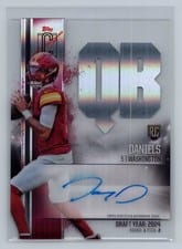 2024 Topps Signature Class Rookie Class Crystal Clear Autographs Jayden Daniels #RCC-JD