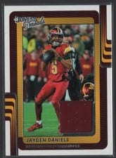 2025 Donruss Donruss Threads Jayden Daniels #DTH-JDS card