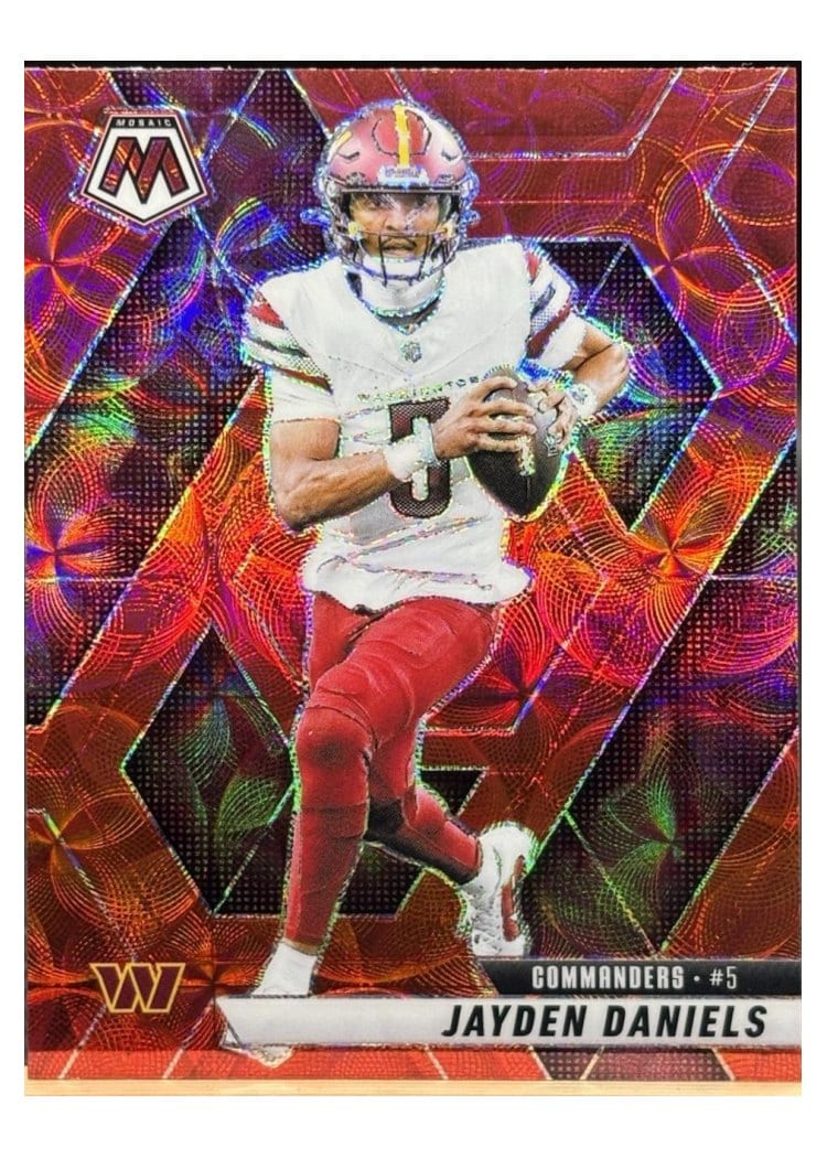2025 Panini Mosaic Base Set Jayden Daniels #232 card