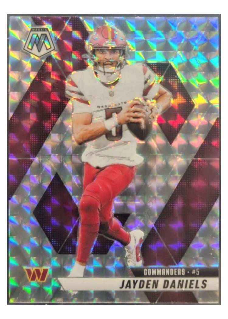 2025 Panini Mosaic Base Set Jayden Daniels #232 card