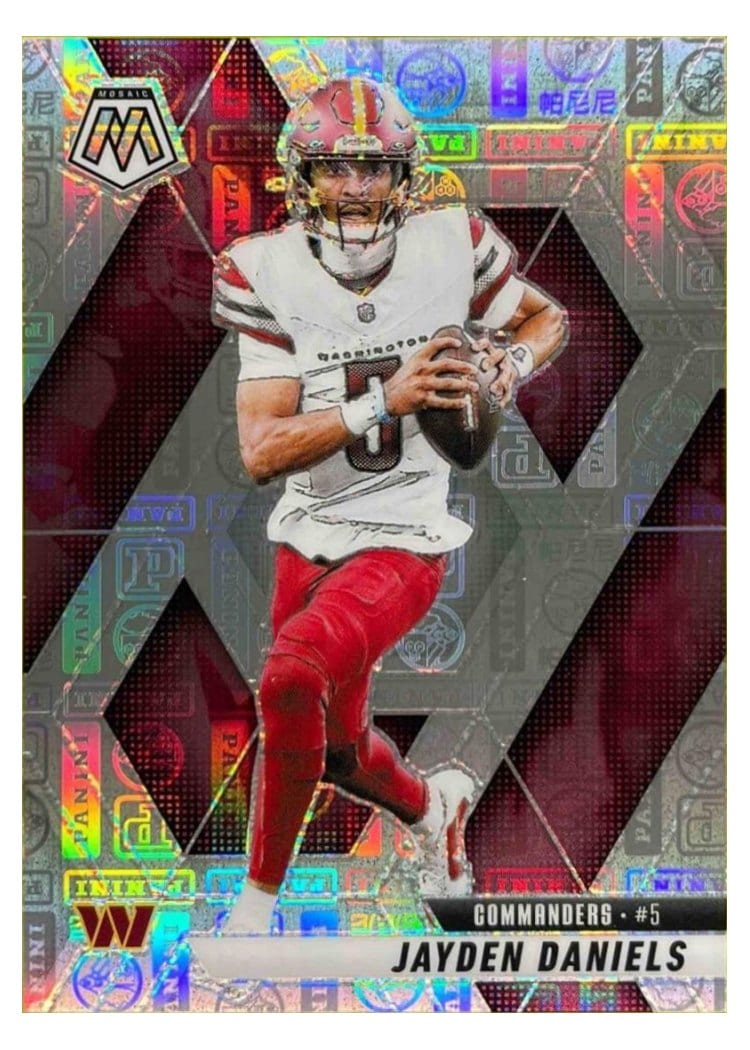 2025 Panini Mosaic Base Set Jayden Daniels #232 card