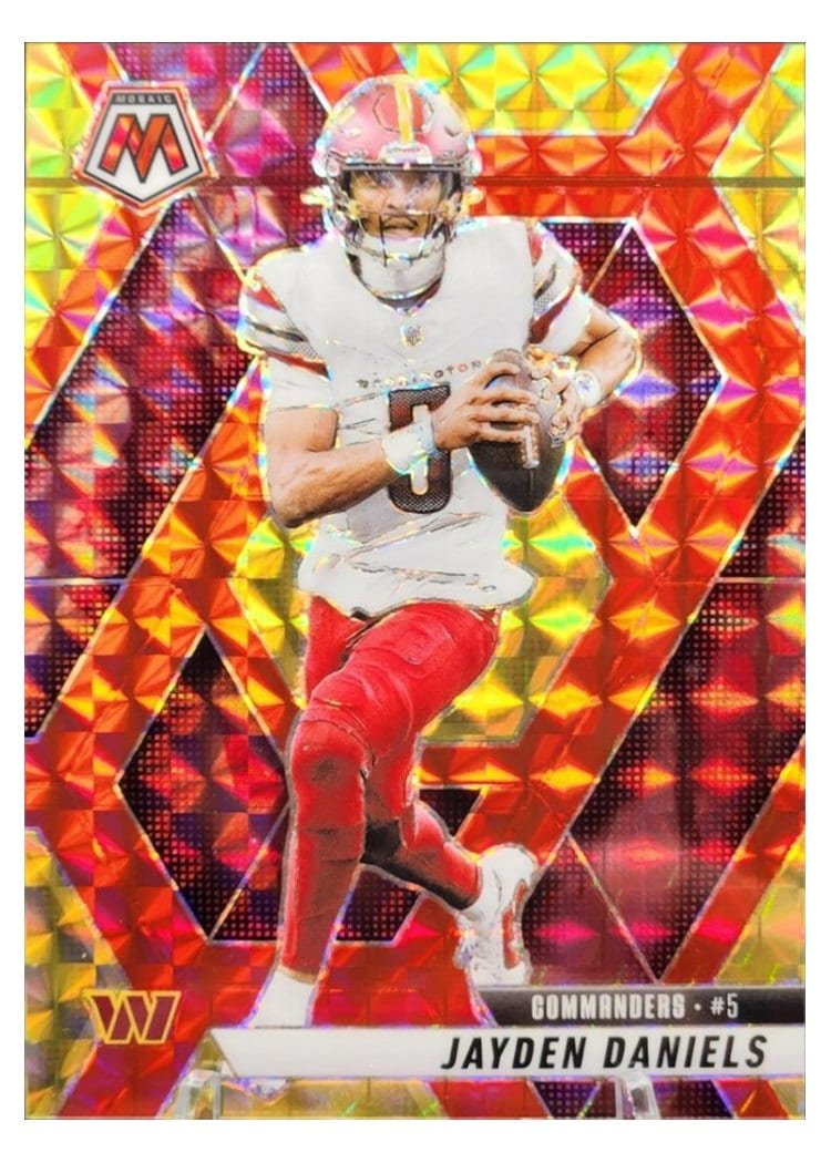 2025 Panini Mosaic Base Set Jayden Daniels #232 card