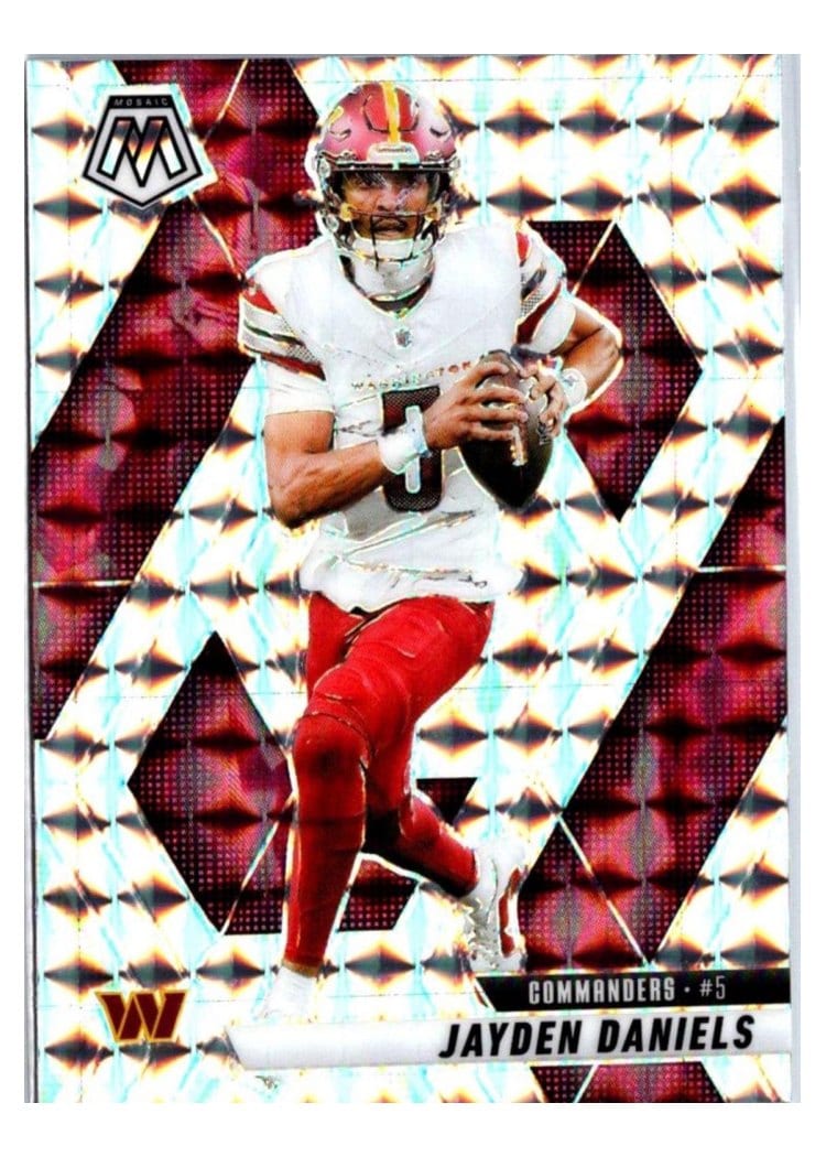 2025 Panini Mosaic Base Set Jayden Daniels #232 card
