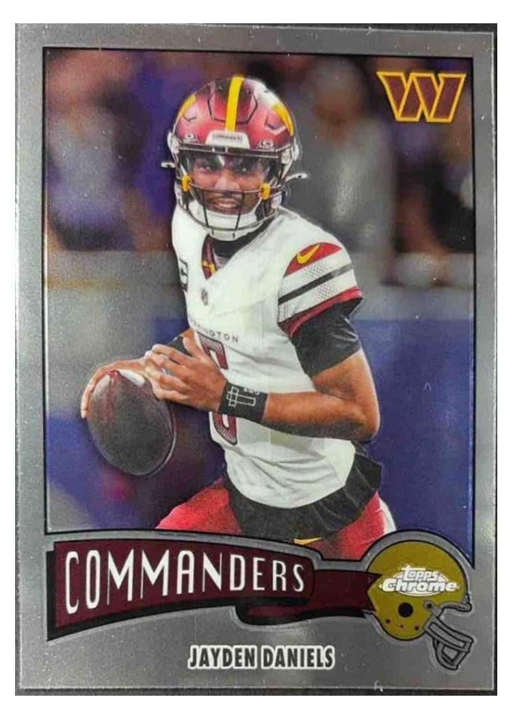 2025 Topps Chrome 1975 Topps Jayden Daniels #1975-34