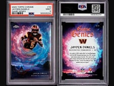 2025 Topps Chrome Game Genies Jayden Daniels #GG-10 card