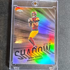 2025 Topps Chrome Shadow Etch Jayden Daniels #SE-8 card
