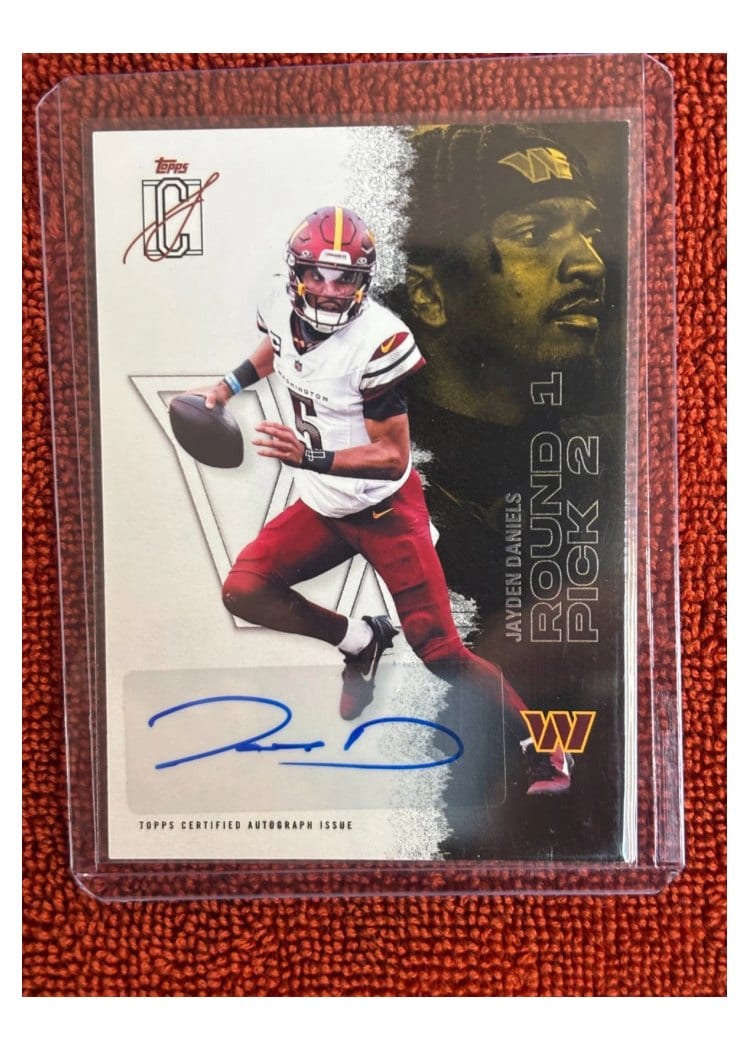 2025 Topps Signature Class Base Set Jayden Daniels #57 card