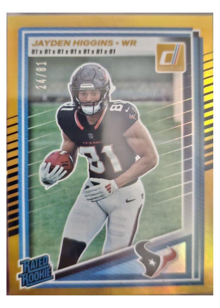 2025 Donruss Base Set Jayden Higgins #334 card