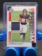 2025 Donruss Rookie Phenom Jerseys Jayden Higgins #RPJ-JHS card