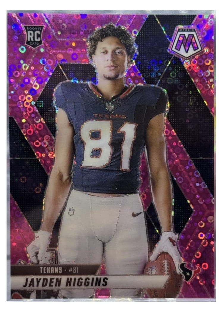 2025 Panini Mosaic Base Set Jayden Higgins #286 card