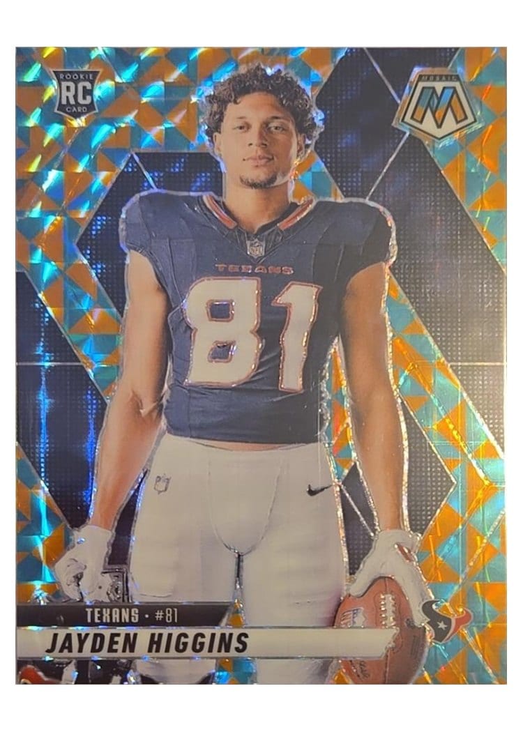 2025 Panini Mosaic Base Set Jayden Higgins #286 card