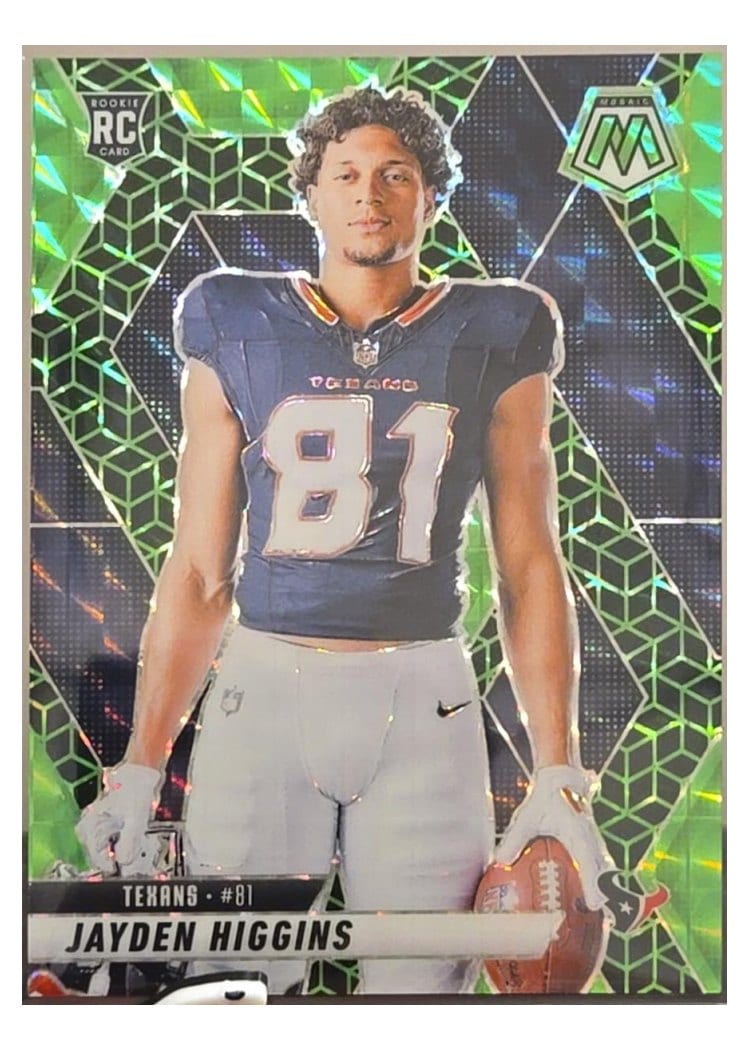 2025 Panini Mosaic Base Set Jayden Higgins #286 card