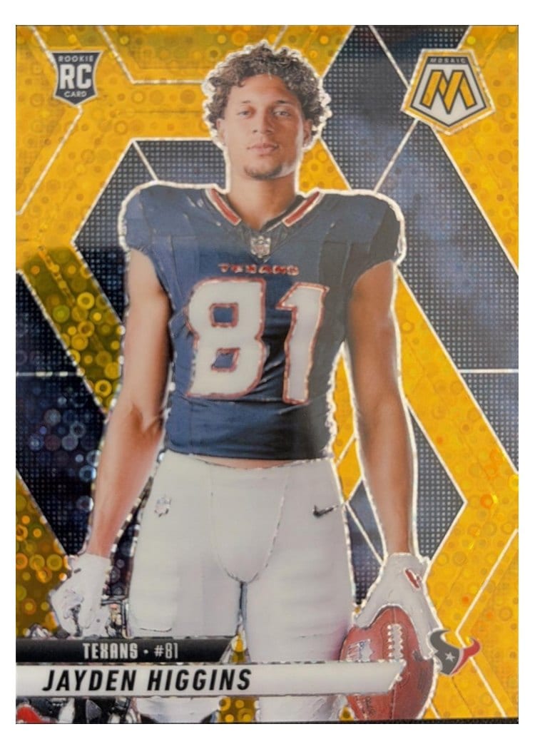 2025 Panini Mosaic Base Set Jayden Higgins #286 card