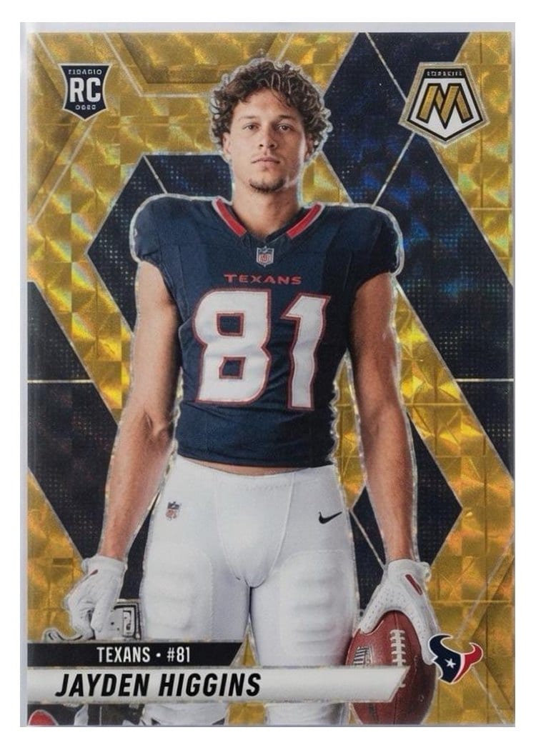 2025 Panini Mosaic Base Set Jayden Higgins #286 card