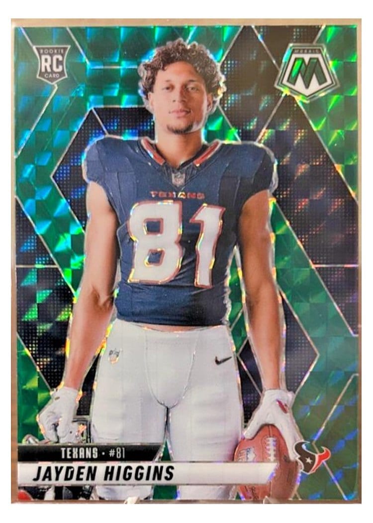2025 Panini Mosaic Base Set Jayden Higgins #286 card