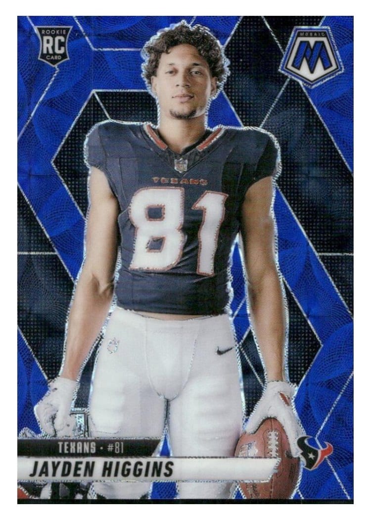 2025 Panini Mosaic Base Set Jayden Higgins #286 card